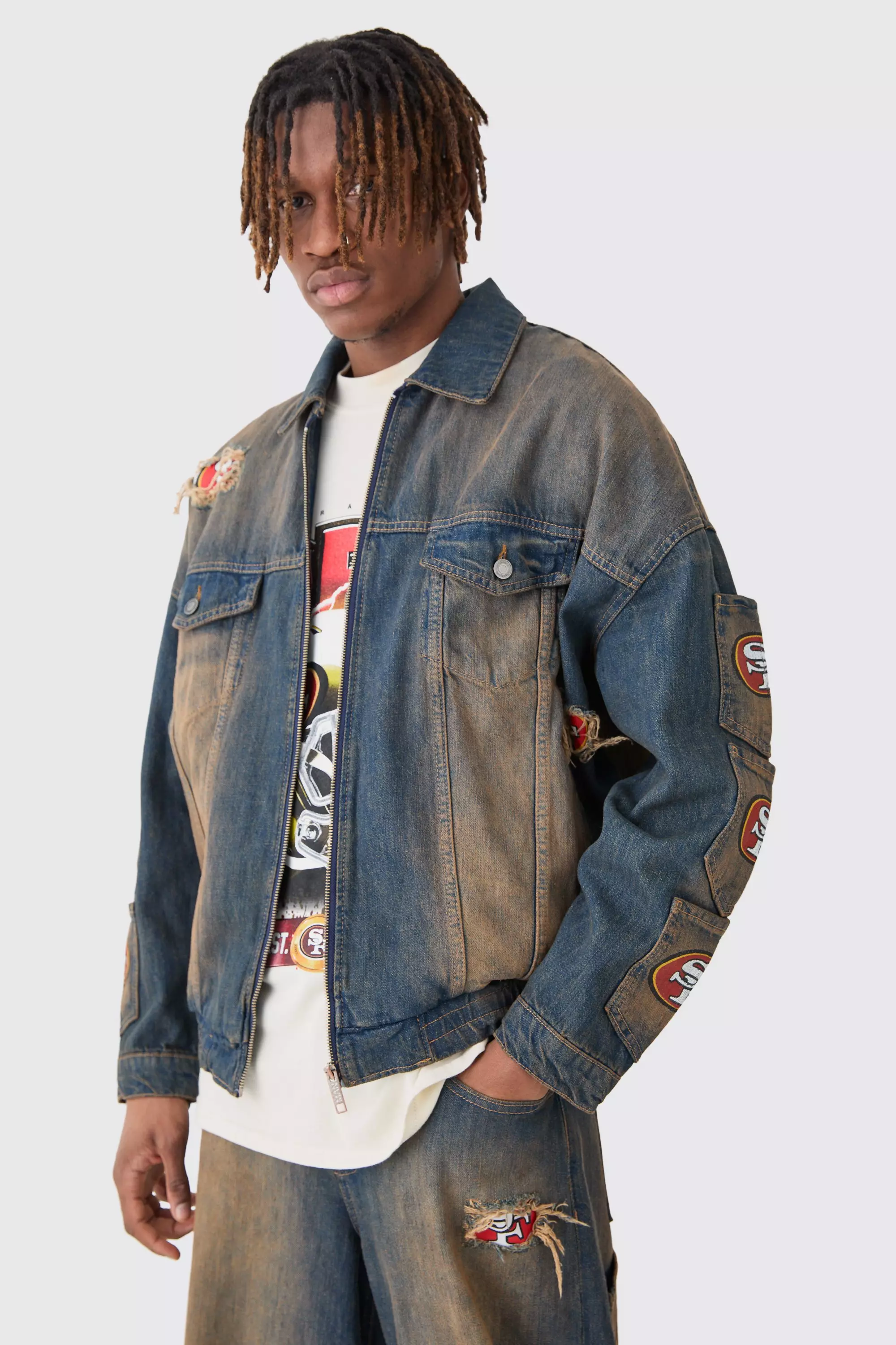 NFL Jean Jackets discount